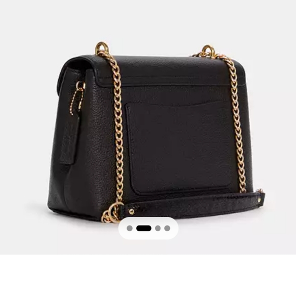 Coach Tammie Black Leather Crossbody Bag - Picture 2 of 7